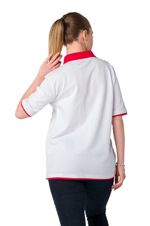 T-shirtSOLO TRİKOA19A007-1Solo Polo Yaka Pike Kadın Pamuk T-Shirt