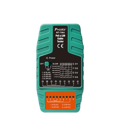 Luxury,  RJ11/RJ12/RJ45 Poe Lan Kablo Test Cihazı  Proskit MT 7064