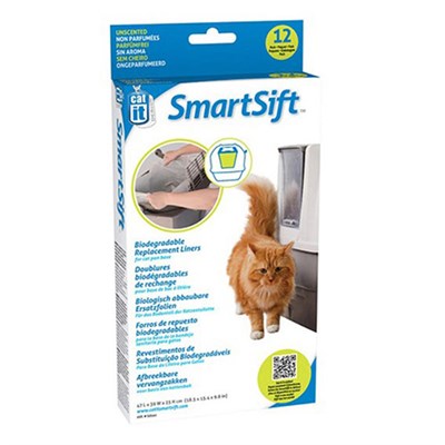 AksesuarHagen Catit Smartshift Tuvalet Kabı Yedek Atık Torbası 12 li Paket