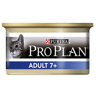 KonservePro Plan Adult +7 Ton Balıklı Yaşlı Kedi Konservesi 85 Gr