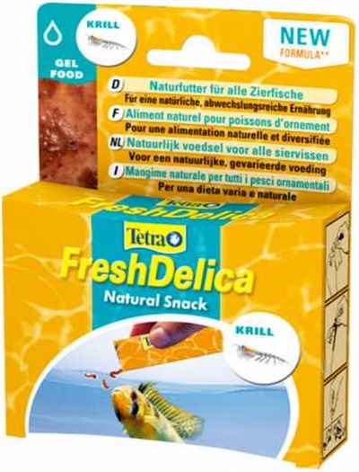 YemıTetra Fresh Delica Krill Jel İçinde Karidesli Balık Yemi 48 gr