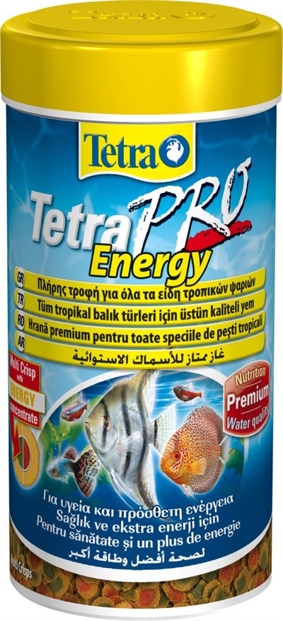 YemıTetra Pro Energy Crisps Yüksek Enerjili Cips Balık Yemi 250 ml