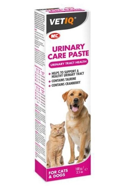 Kedi MultivitaminVet Iq Urinary Tract Care Kedi&Köpek Için İdrar Yolu Sağlığı Macunu 100 G