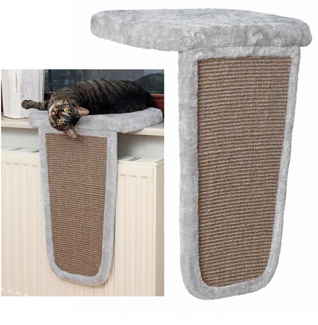 Trixie Kedi Cam Önü Yatağı ve Tırmalama 45 cm x 62 cm x 32 cm -  Evcilbesinleri.com
