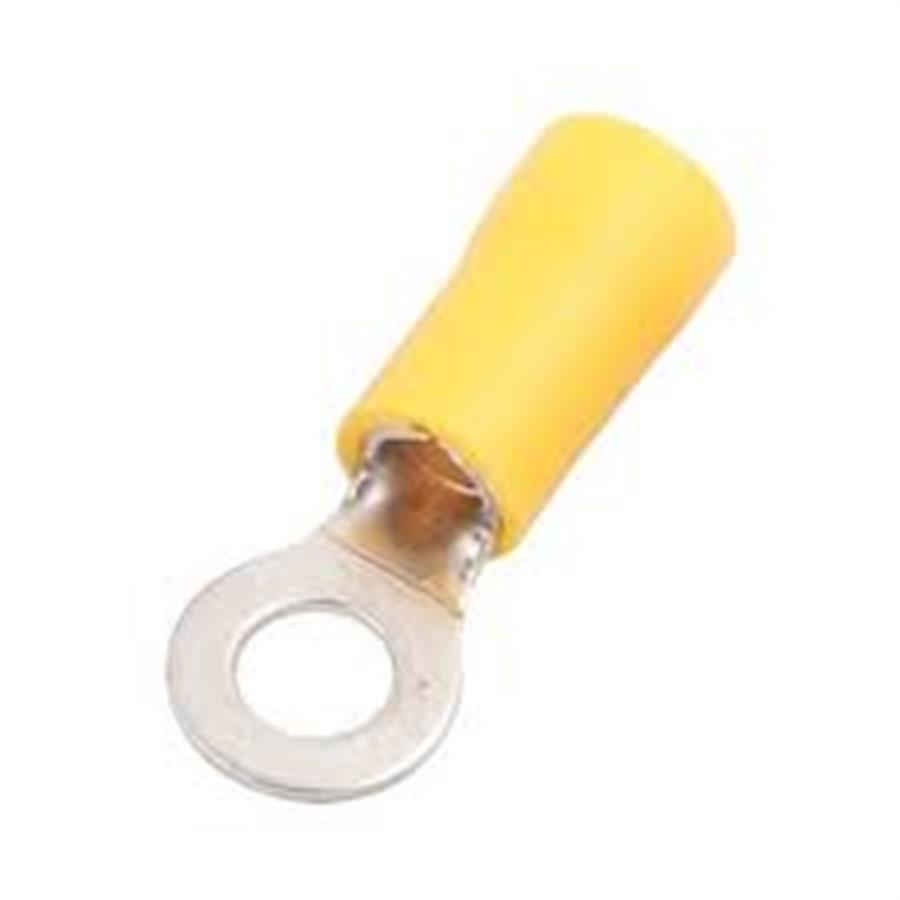 RV 5.5-12  4.0-6.0 mm Sarı Yuvarlak Tip İzoleli Kablo Ucu 100 AdetISISOELEKTRİK AKSESUARLARI