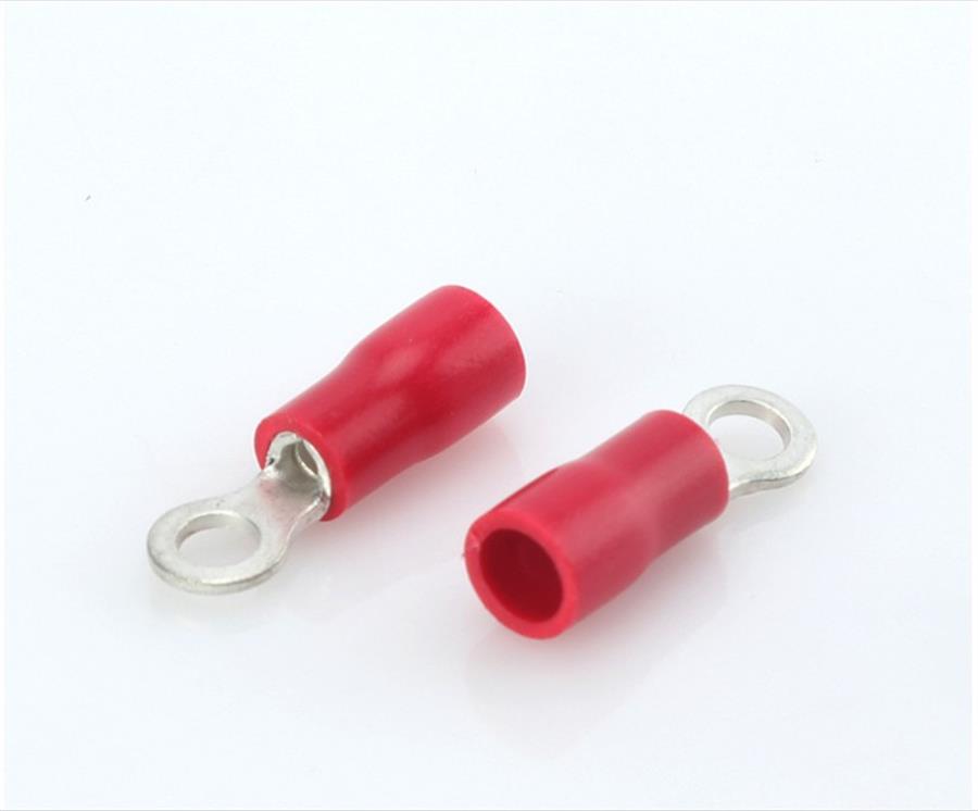 RV1.25-4 0.50-1.50 mm Kırmızı Yuvarlak Tip İzoleli Kablo Ucları 200 ADETISISOELEKTRİK AKSESUARLARI