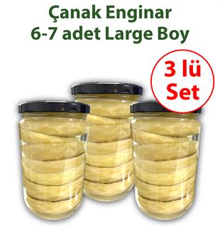 3 Lü Set Konserve Çanak Enginar 6-7 adet (L)