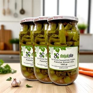 Fasulye Konservesi Süzme 650 gr. 3'lü Paket