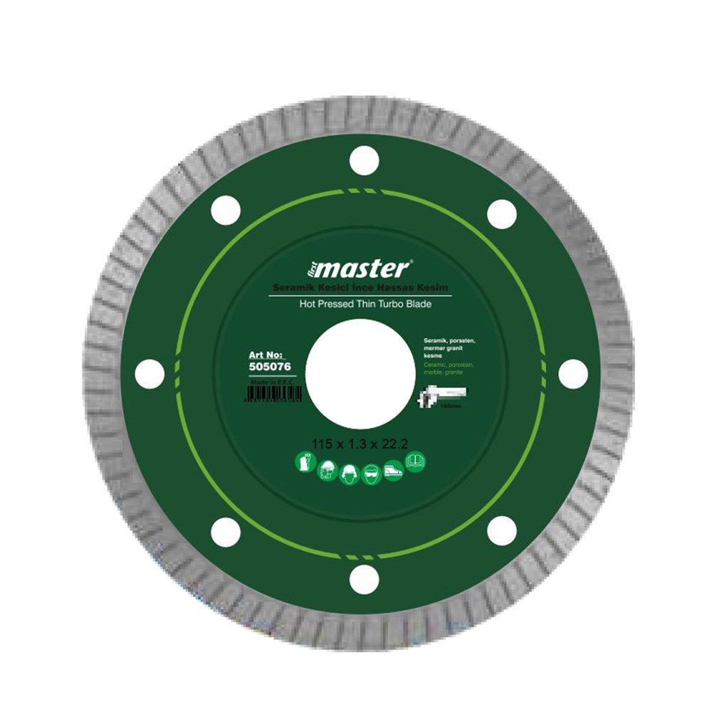 Master Seramik Granit Mermer Kesici İnce Hassas Kesim 115 Mm