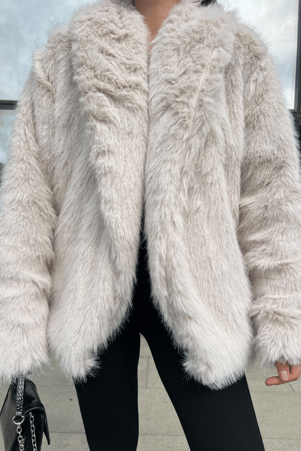 Suni Tasarım Kürk - KREM