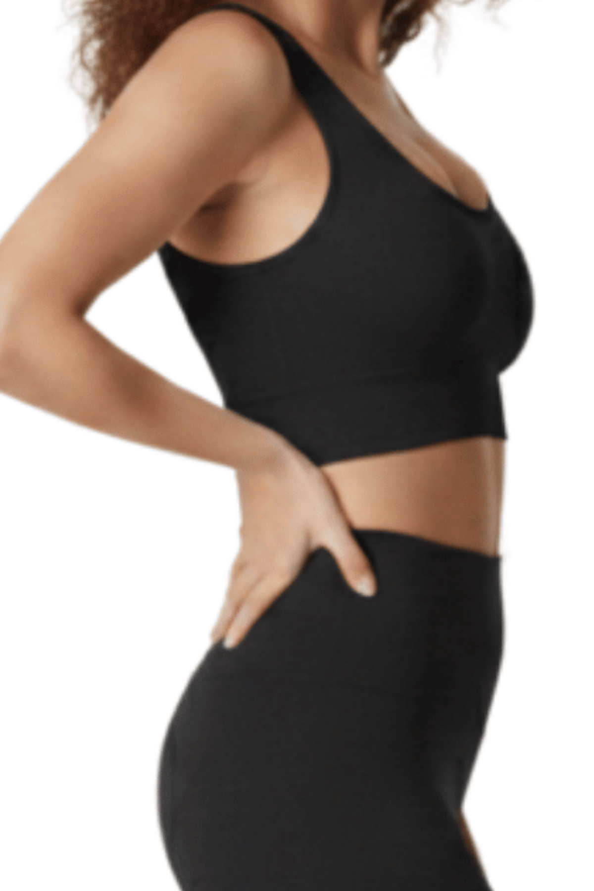 Toparlayıcı Göğüs Korsesi - SİYAH