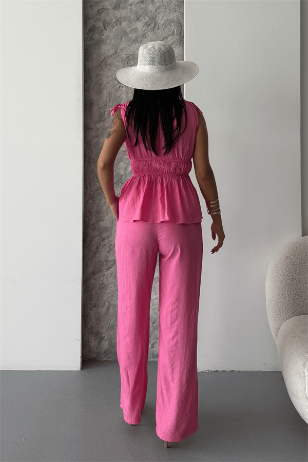 Çilek Kumaş Takım - PEMBE