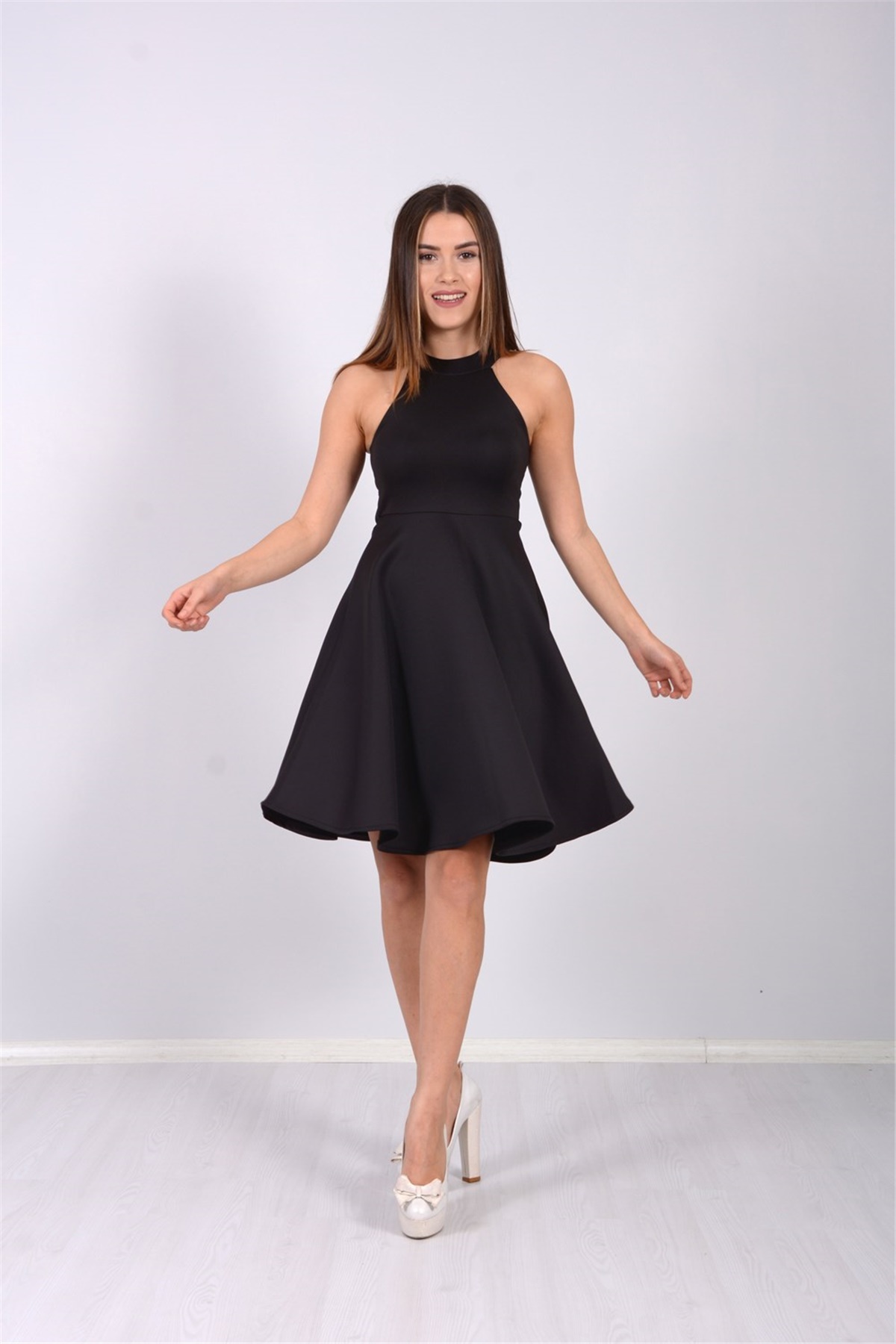 Mini Elbise - Siyah | Giyim Masalı