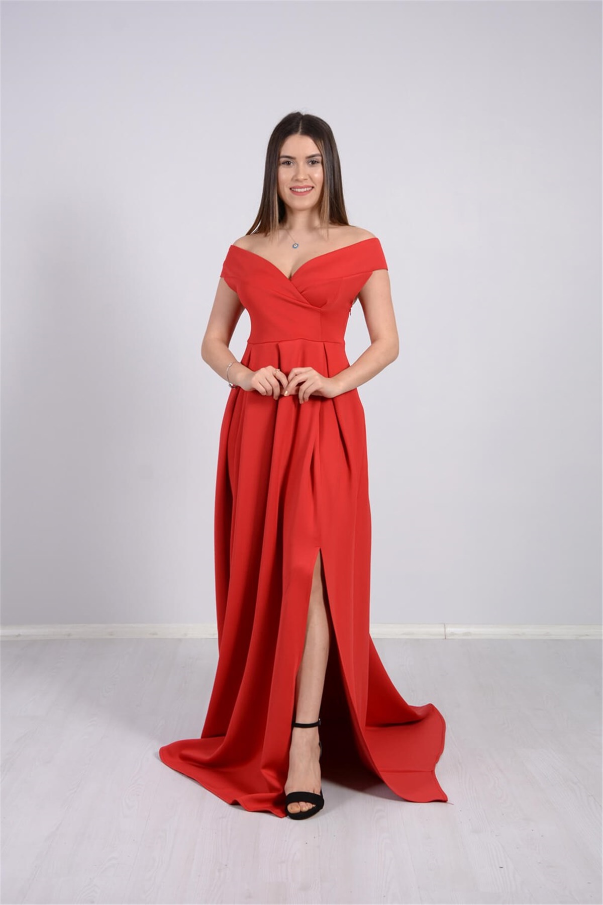 Prenses Abiye Elbise - Kırmızı | Giyim Masalı