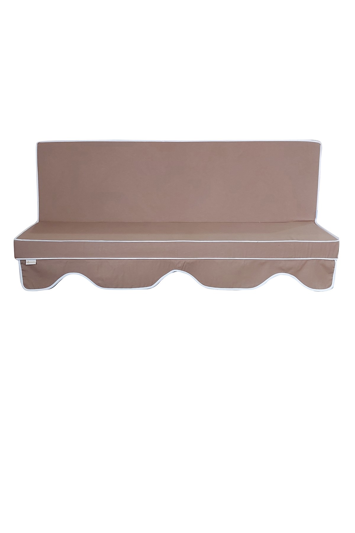 MİRZADE ELİT SALINCAK MİNDERİ SU İTİCİ KUMAŞ GRİ SÜNGER FERMUARLI SET-sütlü kahve drk 7444