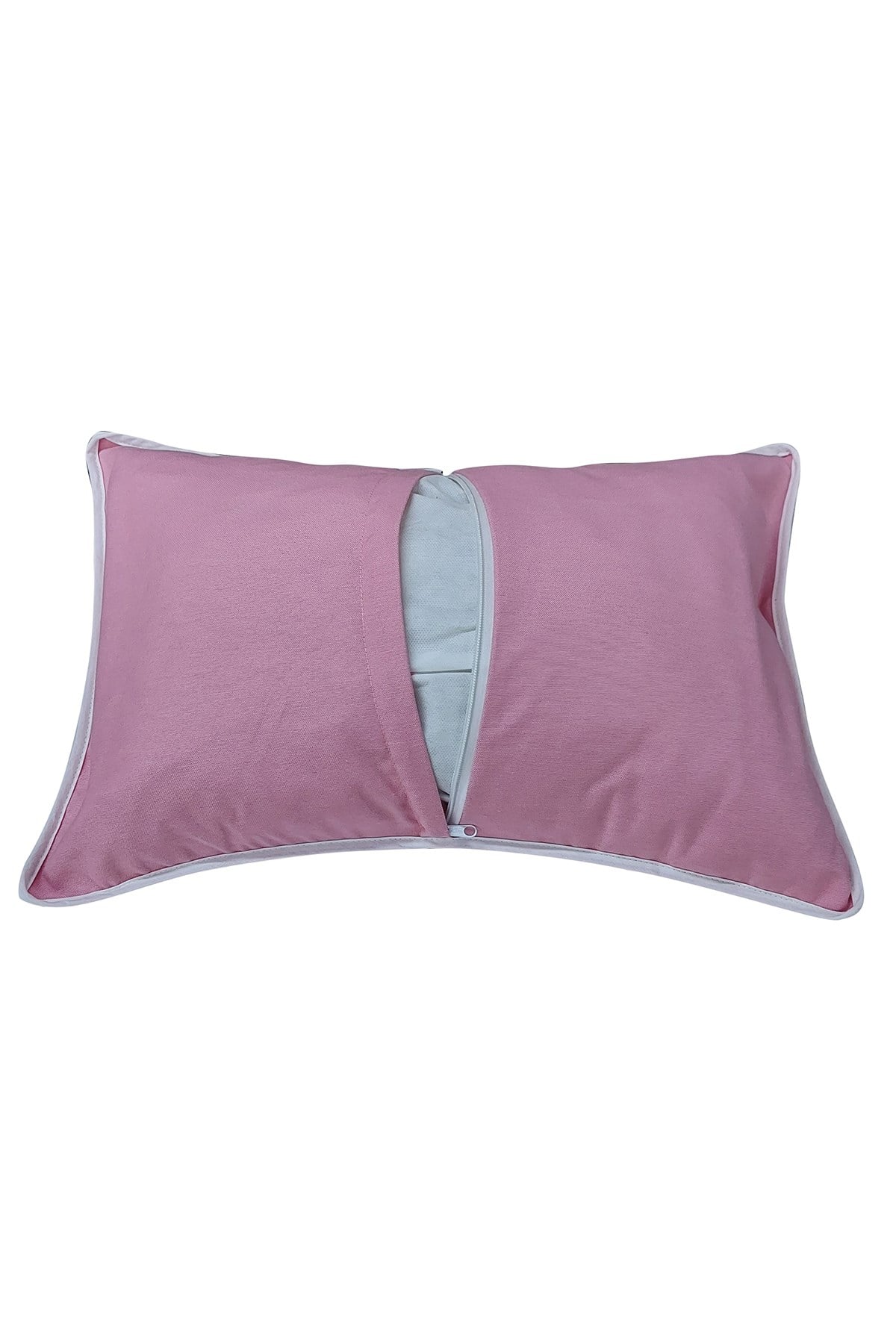 MİRZADE ELİT SALINCAK MİNDERİ SU İTİCİ KUMAŞ GRİ SÜNGER FERMUARLI SET-pembe tdrk 467