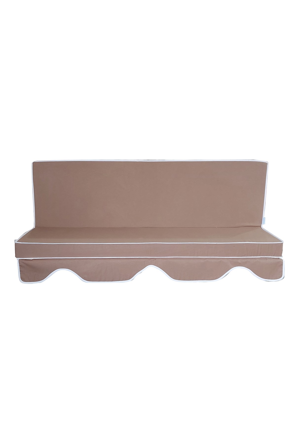 MİRZADE ELİT SALINCAK MİNDERİ SU İTİCİ KUMAŞ GRİ SÜNGER FERMUARLI SET-sütlü kahve drk 7444