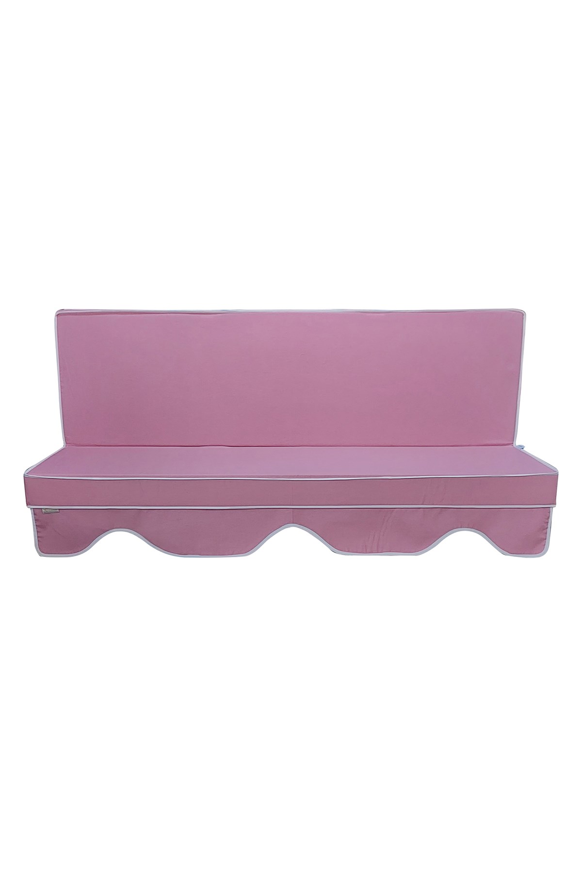 MİRZADE ELİT SALINCAK MİNDERİ SU İTİCİ KUMAŞ GRİ SÜNGER FERMUARLI SET-pembe tdrk 467