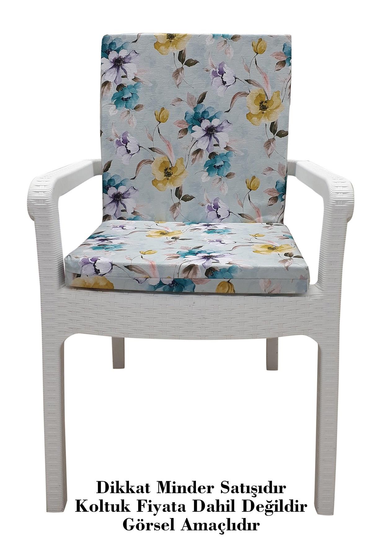 MİRZADE 6 ADET DE LUXE YÜKSEK ARKALI MİNDER-TRS 103