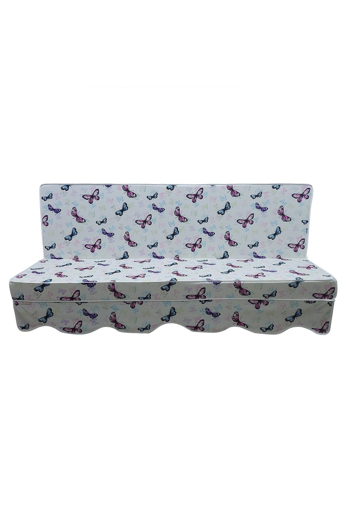 MİRZADE ELİT SALINCAK MİNDERİ SU İTİCİ KUMAŞ GRİ SÜNGER FERMUARLI SET-prm 081061 v 9