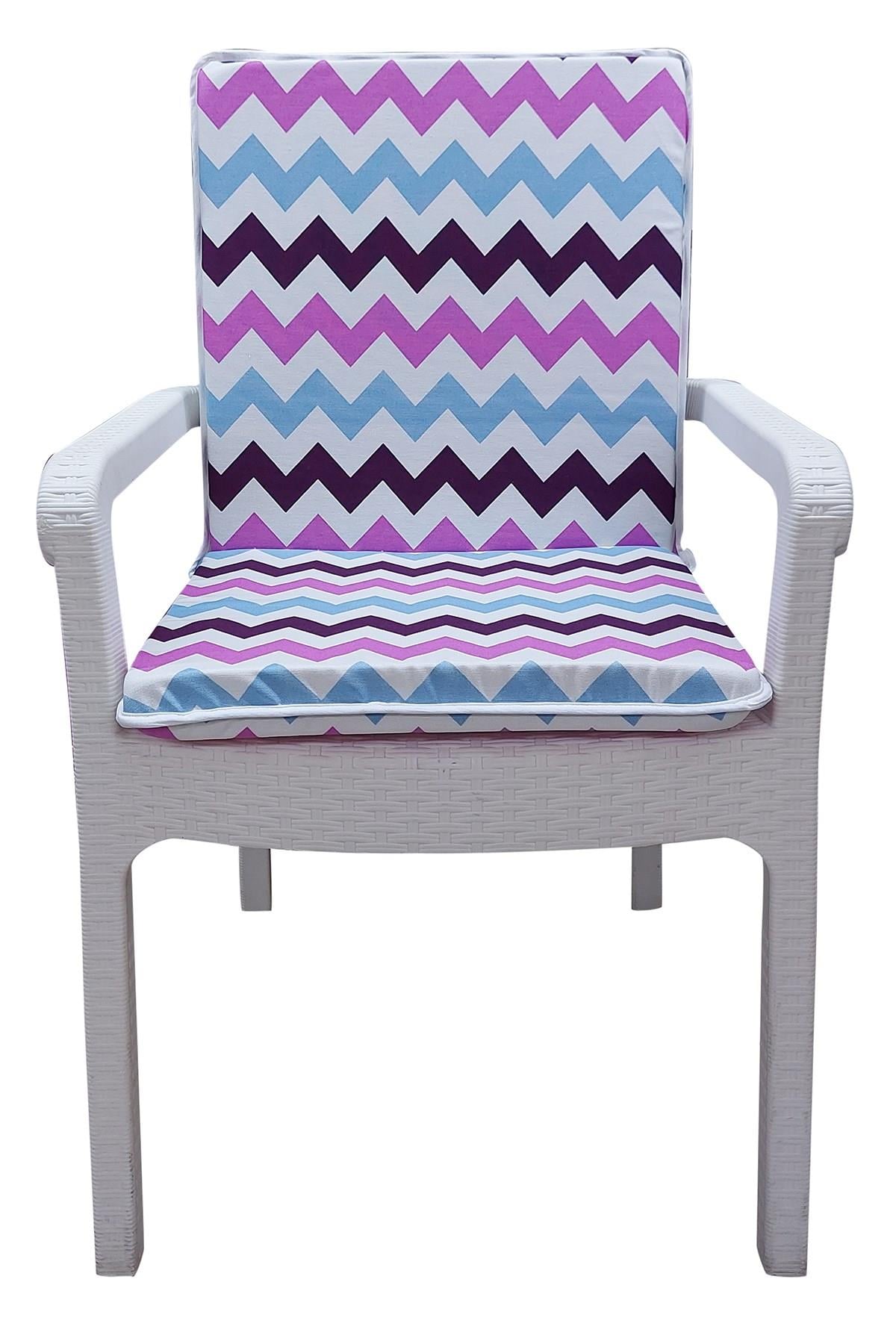 Mi̇rzade 4 Adet Eli̇t Yüksek Arkali Mi̇nder Duck Bezi̇-Eltm-Prm 042160 V4 | 4’lü Elit Yüksek Arkalı Sandalye Minderi – Duck Bezi, Fermuarlı