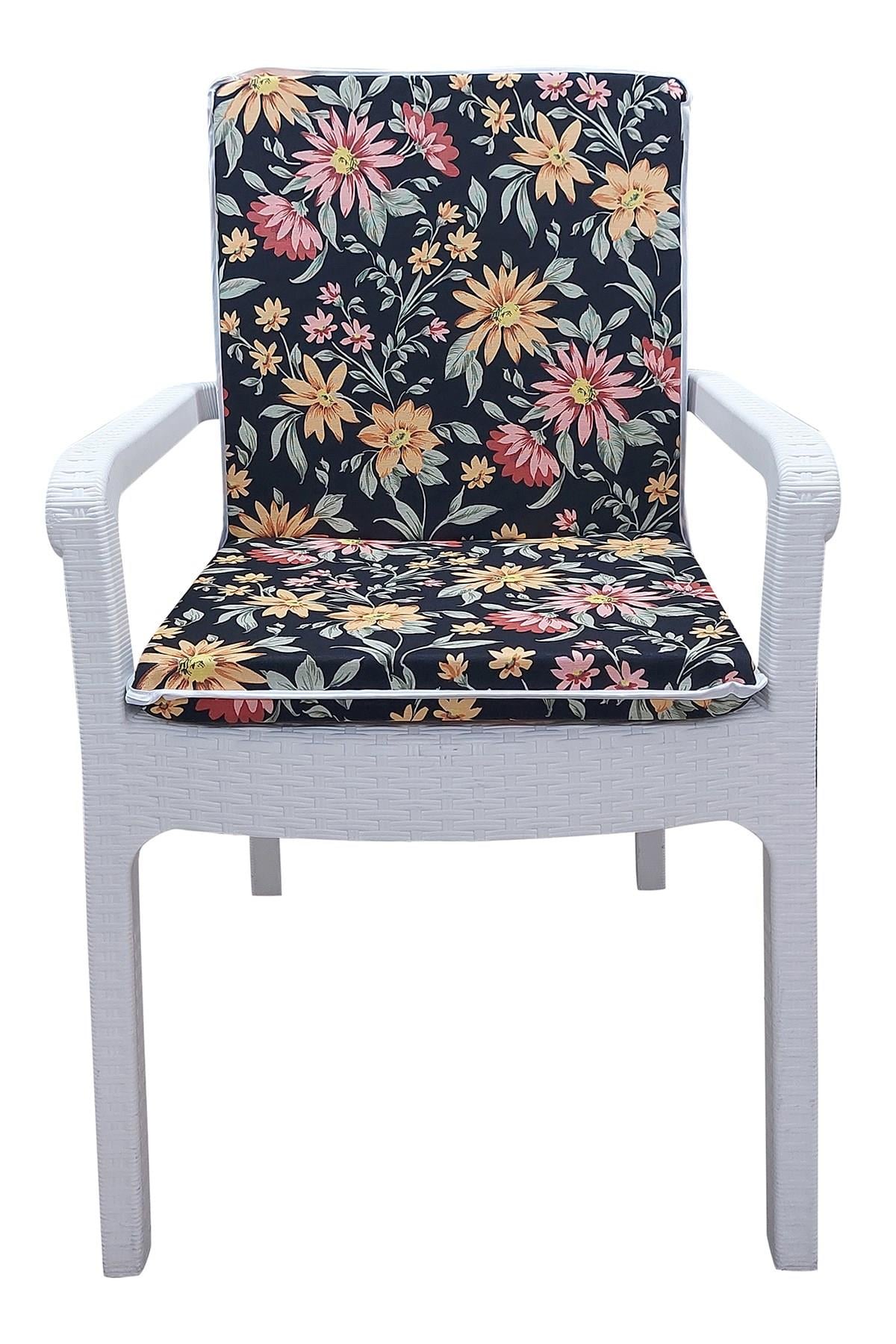 Mi̇rzade 4 Adet Eli̇t Yüksek Arkali Mi̇nder Duck Bezi̇-Eltm-Prm 111089 V-001 V4 | 4’lü Elit Yüksek Arkalı Sandalye Minderi – Duck Bezi, Fermuarlı