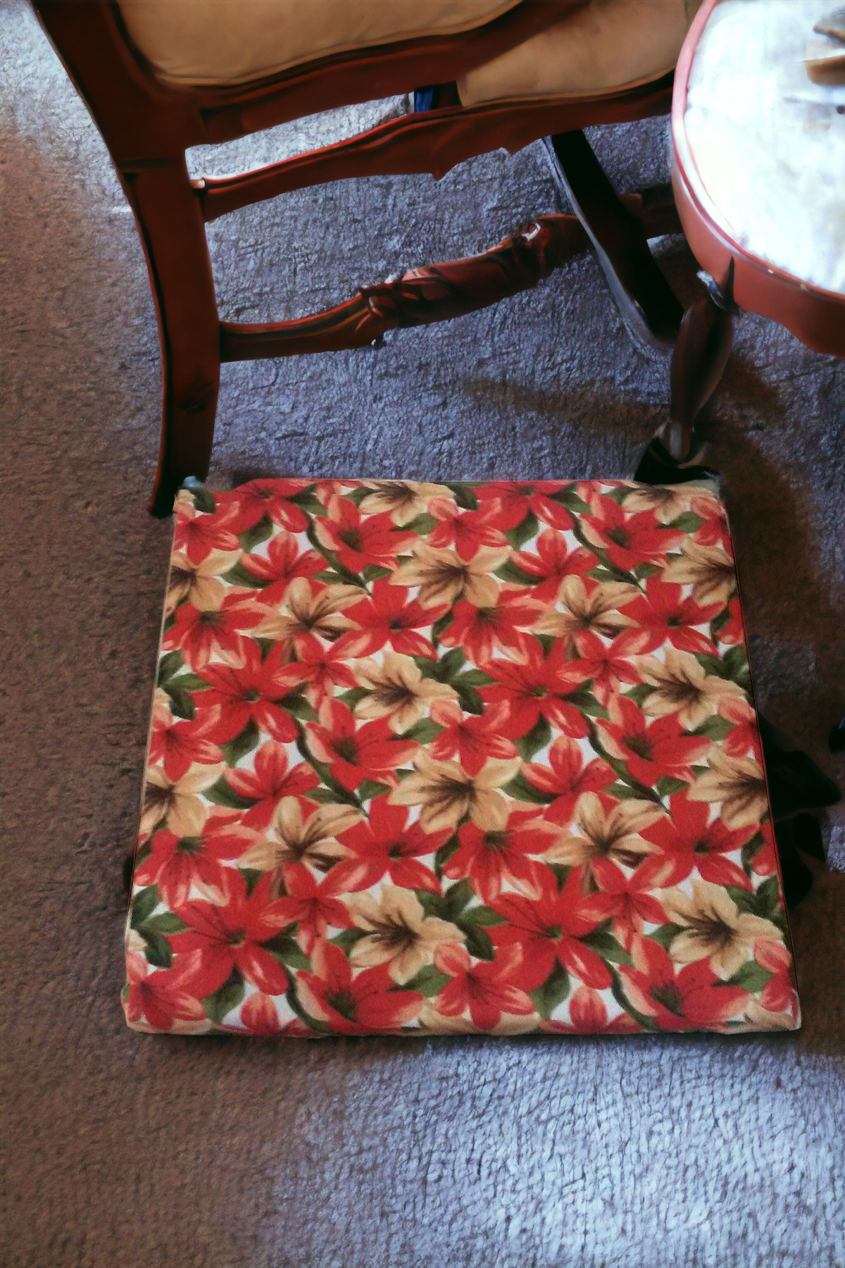 Mirzade 4lü Paket Sandalye Minderi tekli 40x40-kasım patı