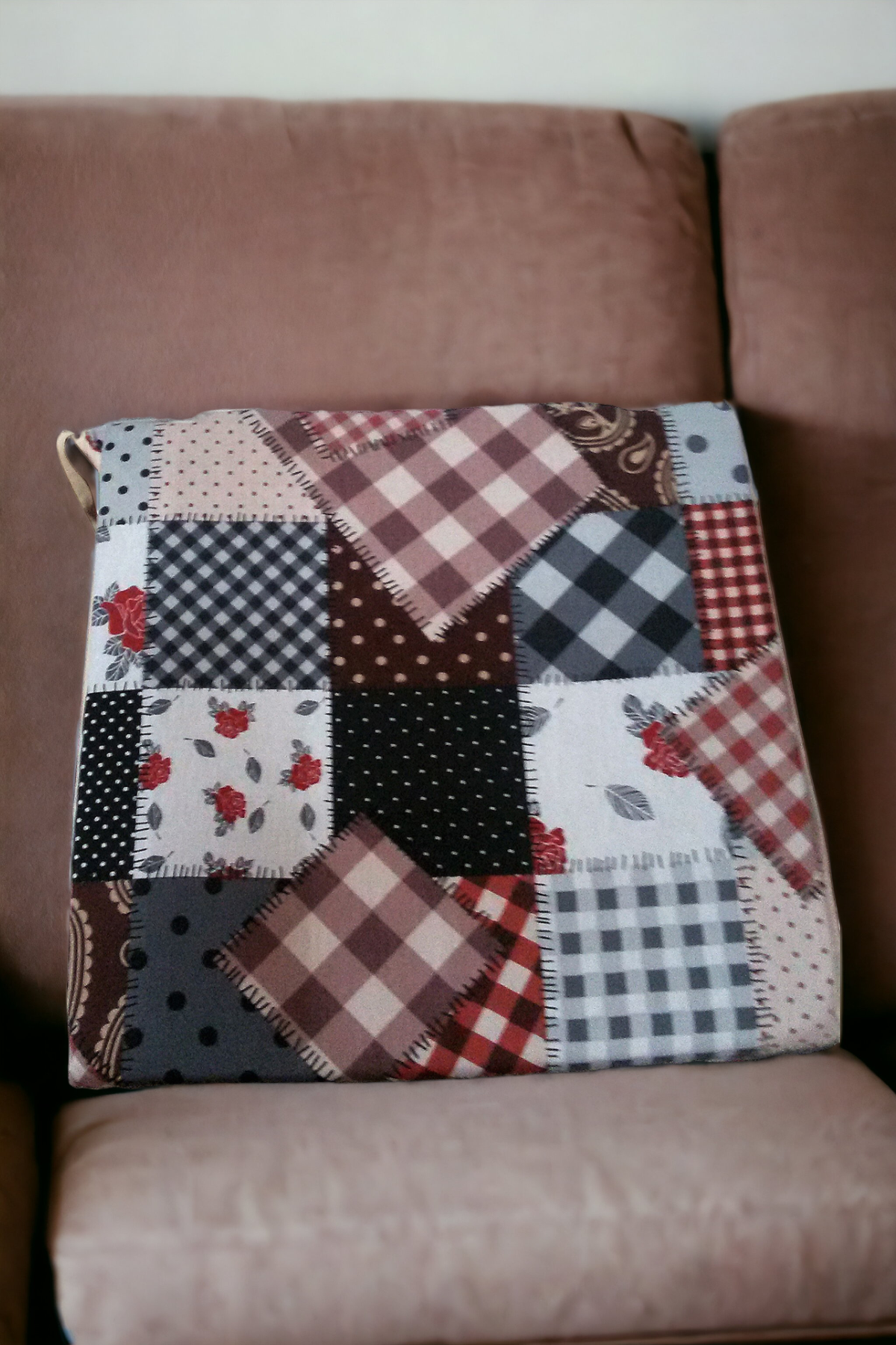 Mirzade 6lı Paket Sandalye Minderi tekli 40x40- patchwork