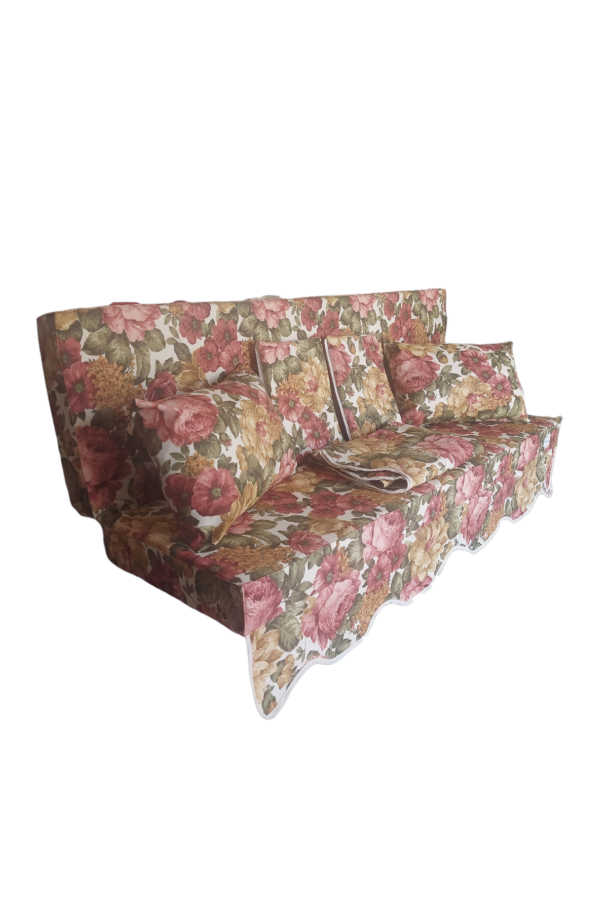 MİRZADE ELİT SALINCAK MİNDERİ SU İTİCİ KUMAŞ GRİ SÜNGER FERMUARLI SET-prm 160185 v 32