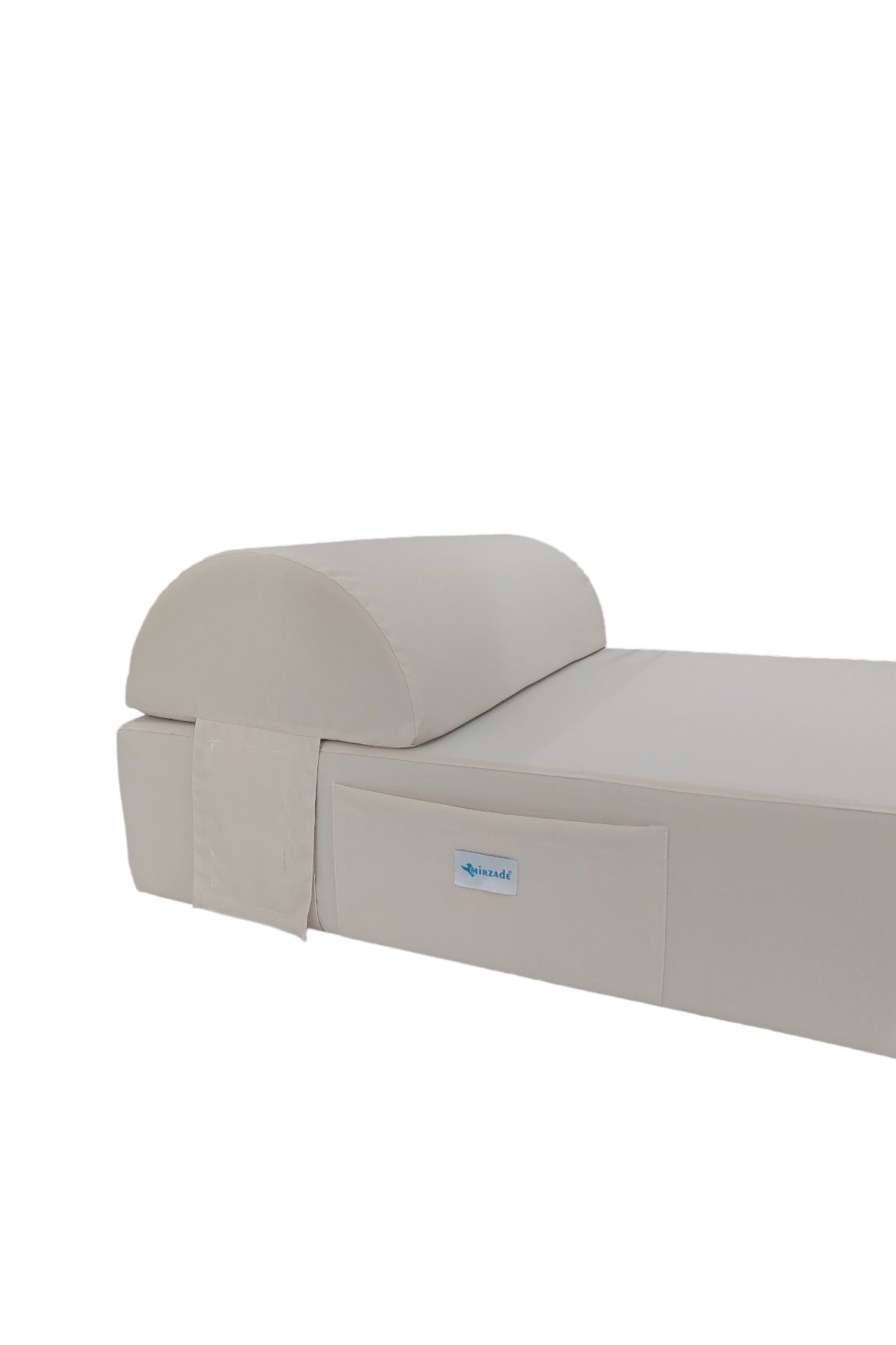 Grand Sunbed Güneşlenme Minderi - Krem | Yastıklı, Su Geçirmez | Mirzade