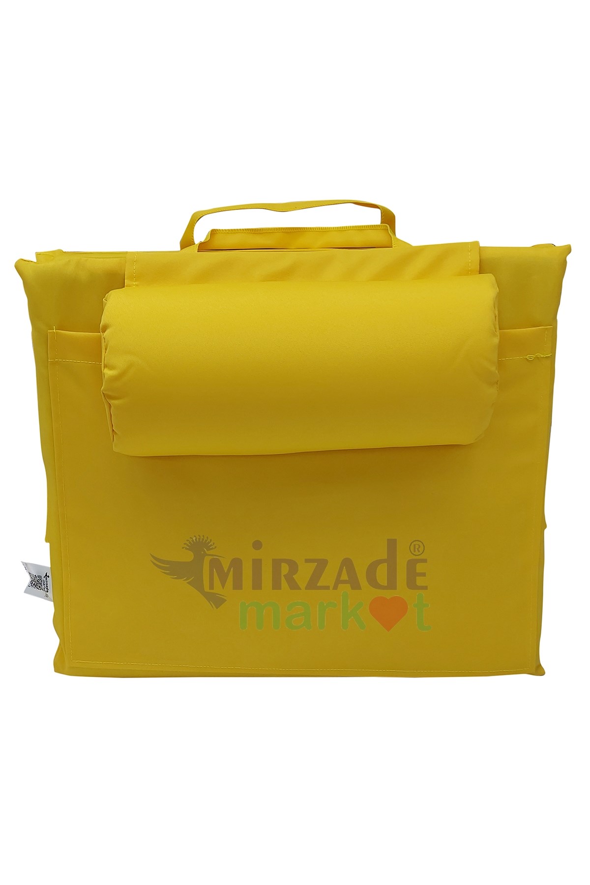 Mi̇rzade Lüks Plaj Mi̇nderi̇ Çanta Katlanir Su Geçi̇rmez-Sari | Yastıklı, Fermuarlı, Çantalı Lüks Plaj Minderi – 50x180x3 cm