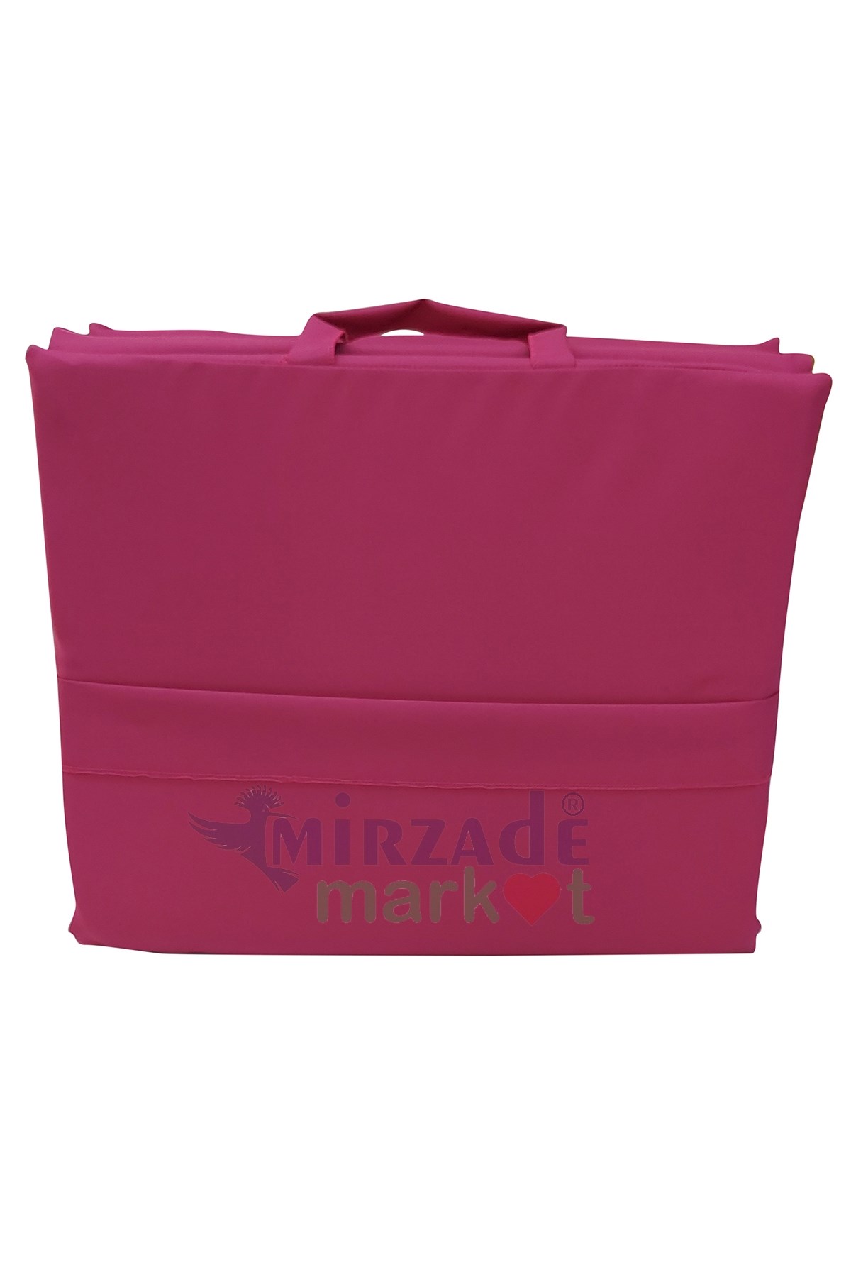 Mi̇rzade Lüks Plaj Mi̇nderi̇ Çanta Katlanir Su Geçi̇rmez-Pembe | Yastıklı, Fermuarlı, Çantalı Lüks Plaj Minderi – 50x180x3 cm