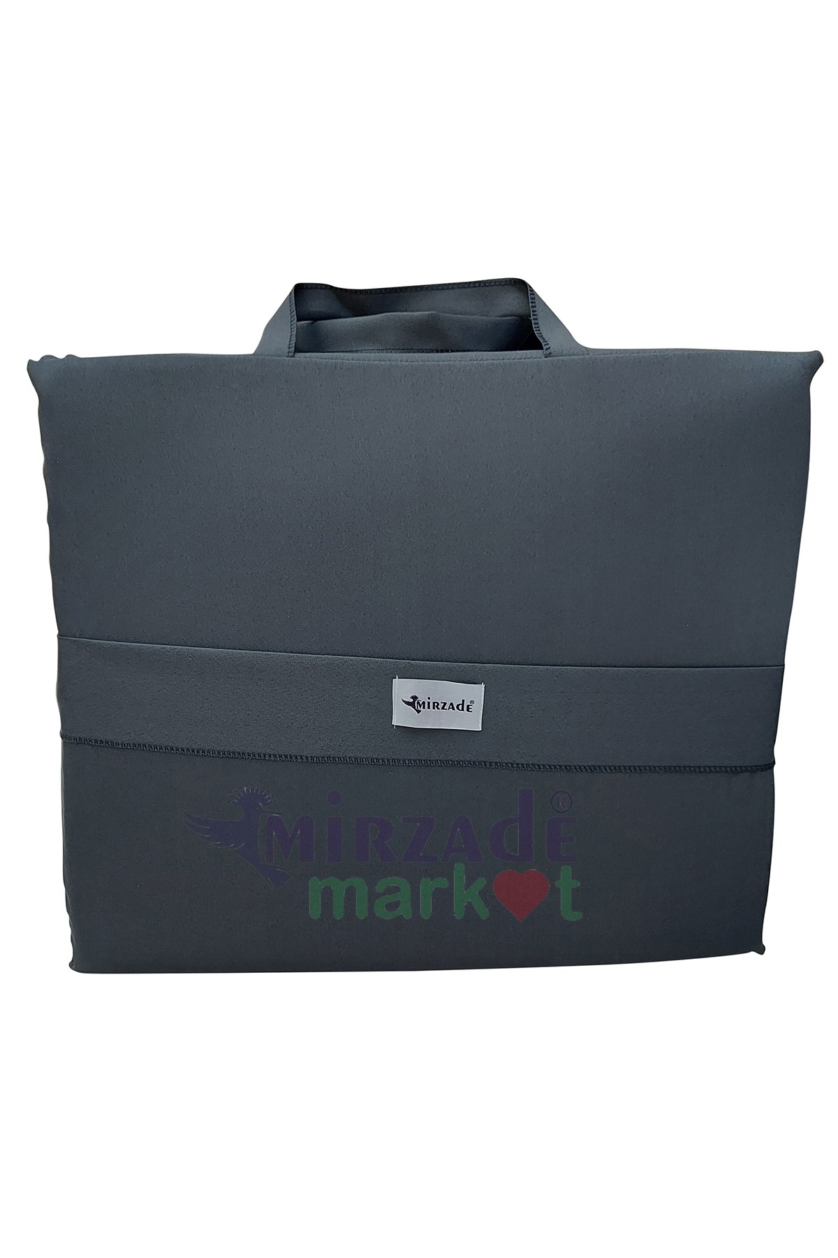 Mi̇rzade Lüks Plaj Mi̇nderi̇ Çanta Katlanir Su Geçi̇rmez-Koyu Gri̇ | Yastıklı, Fermuarlı, Çantalı Lüks Plaj Minderi – 50x180x3 cm