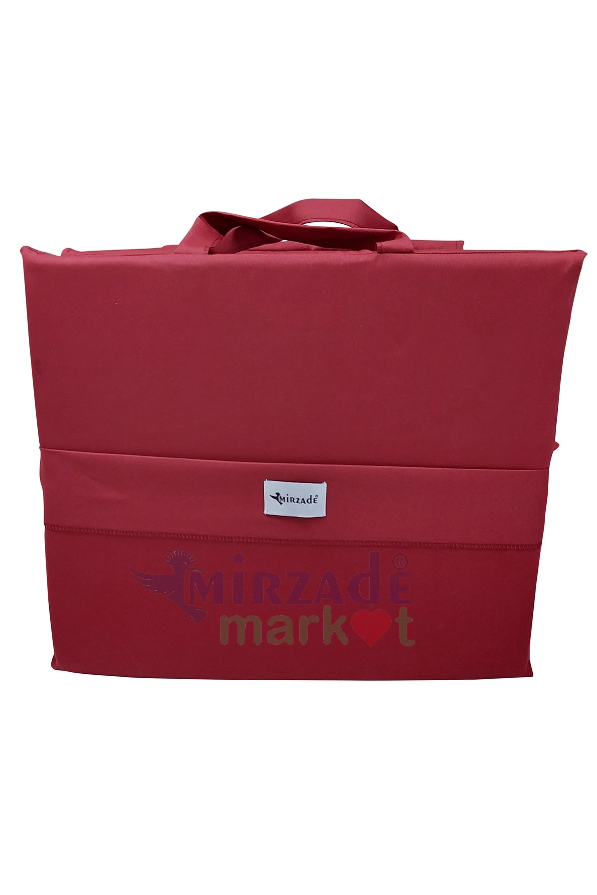 Mi̇rzade Lüks Plaj Mi̇nderi̇ Çanta Katlanir Su Geçi̇rmez-Bordo | Yastıklı, Fermuarlı, Çantalı Lüks Plaj Minderi – 50x180x3 cm