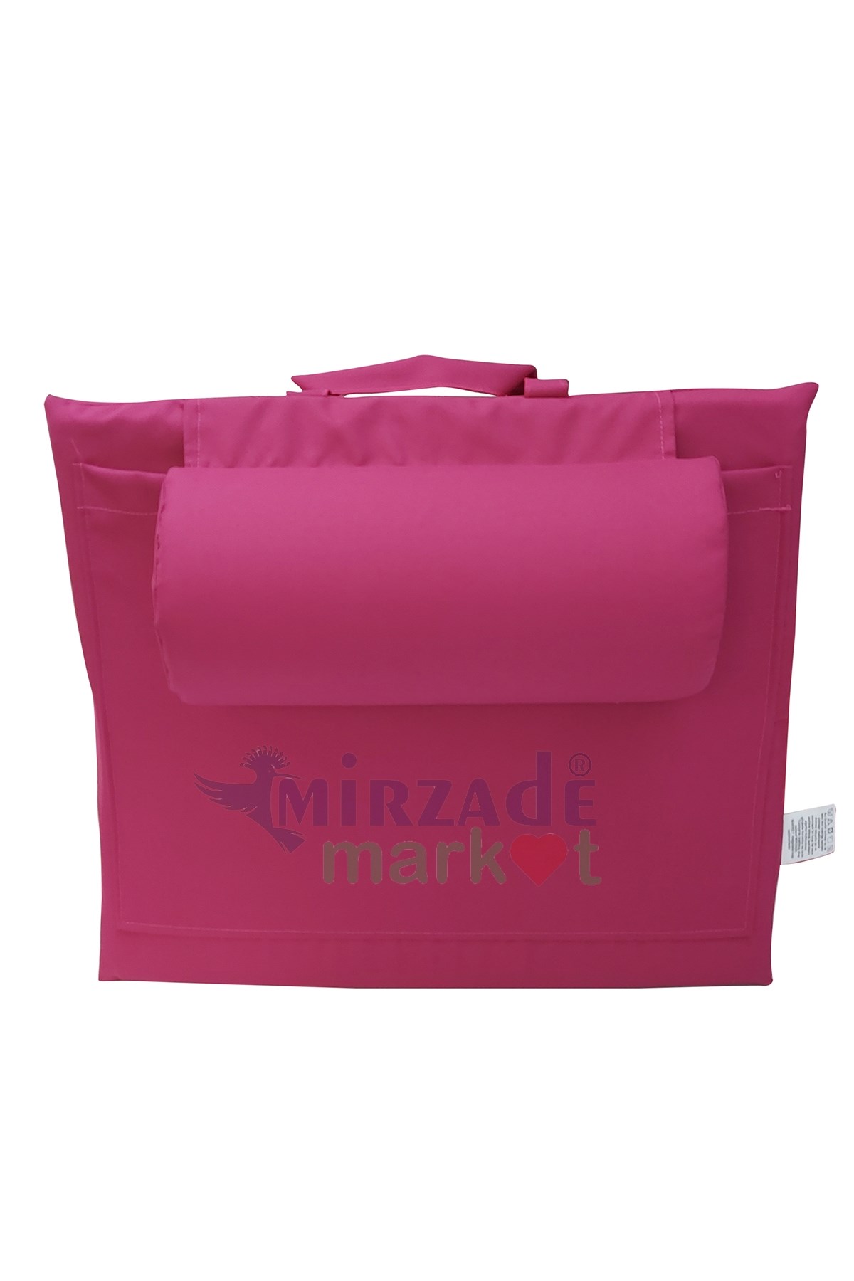 Mi̇rzade Lüks Plaj Mi̇nderi̇ Çanta Katlanir Su Geçi̇rmez-Pembe | Yastıklı, Fermuarlı, Çantalı Lüks Plaj Minderi – 50x180x3 cm
