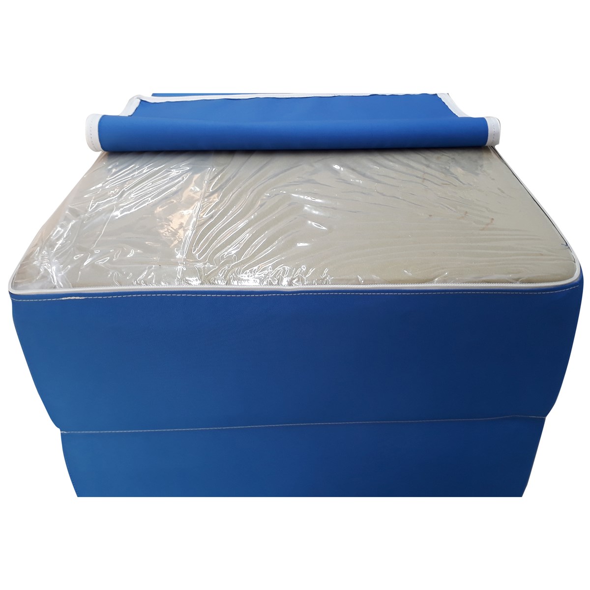 Katlanır Sunbed Güneşlenme Minderi - Saks Mavi | Taşınabilir, Su Geçirmez | Mirzade