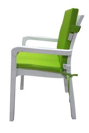 Mi̇rzade 4 Adet Eli̇t Su Geçi̇rmez Yüksek Arkali Mi̇nder-Fistik Yeşi̇l | 4’lü Su Geçirmez Yüksek Arkalı Sandalye Minderi – Fermuarlı