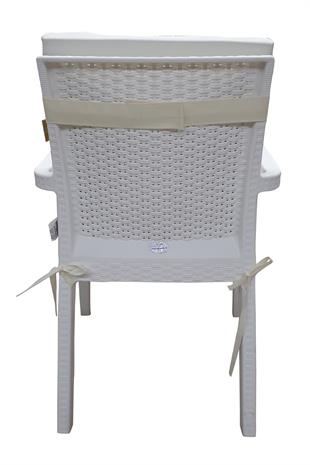 Mi̇rzade 4 Adet Eli̇t Su Geçi̇rmez Yüksek Arkali Mi̇nder-Krem | 4’lü Su Geçirmez Yüksek Arkalı Sandalye Minderi – Fermuarlı