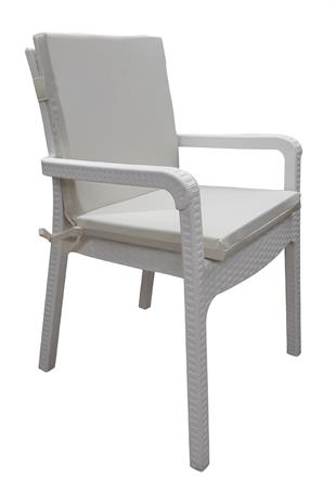 Mi̇rzade 4 Adet Eli̇t Su Geçi̇rmez Yüksek Arkali Mi̇nder-Krem | 4’lü Su Geçirmez Yüksek Arkalı Sandalye Minderi – Fermuarlı