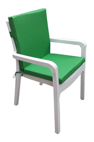 Mi̇rzade 4 Adet Eli̇t Su Geçi̇rmez Yüksek Arkali Mi̇nder-Benetton | 4’lü Su Geçirmez Yüksek Arkalı Sandalye Minderi – Fermuarlı