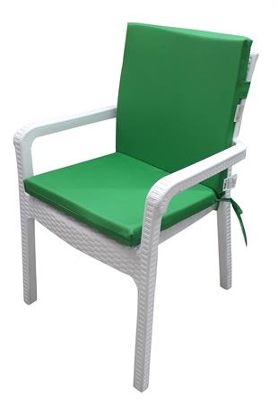 Mi̇rzade 4 Adet Eli̇t Su Geçi̇rmez Yüksek Arkali Mi̇nder-Benetton | 4’lü Su Geçirmez Yüksek Arkalı Sandalye Minderi – Fermuarlı