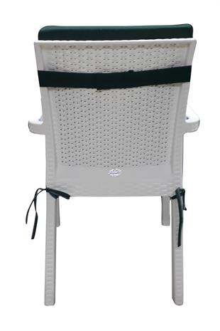 Mi̇rzade 4 Adet Eli̇t Su Geçi̇rmez Yüksek Arkali Mi̇nder-Koyu Yeşi̇l | 4’lü Su Geçirmez Yüksek Arkalı Sandalye Minderi – Fermuarlı