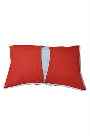 MİRZADE ELİT SALINCAK MİNDERİ SU İTİCİ KUMAŞ GRİ SÜNGER FERMUARLI SET-kırmızı tdrk 301