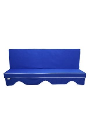 MİRZADE ELİT SALINCAK MİNDERİ SU İTİCİ KUMAŞ GRİ SÜNGER FERMUARLI SET-saks mavi drm 4807