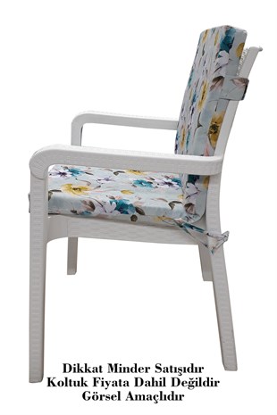 MİRZADE 4 ADET DE LUXE YÜKSEK ARKALI MİNDER-TRS 103