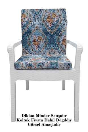 MİRZADE 4 ADET DE LUXE YÜKSEK ARKALI MİNDER-TRS 104