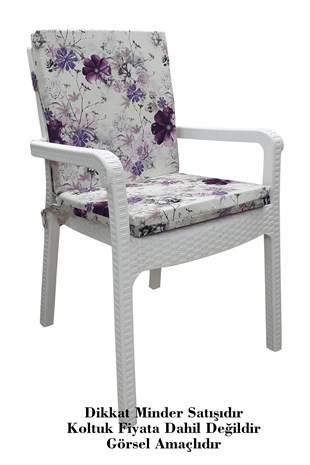 MİRZADE 4 ADET DE LUXE YÜKSEK ARKALI MİNDER-TRS 108
