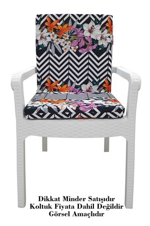 MİRZADE 4 ADET DE LUXE YÜKSEK ARKALI MİNDER-TRS 121