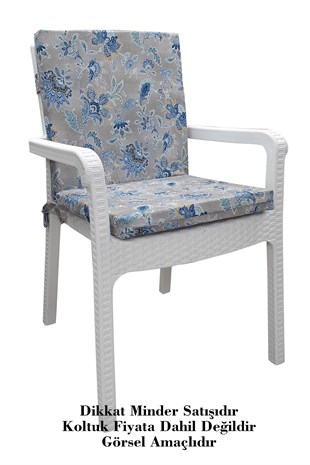 MİRZADE 4 ADET DE LUXE YÜKSEK ARKALI MİNDER-TRS 131