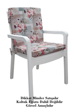 MİRZADE 4 ADET DE LUXE YÜKSEK ARKALI MİNDER-TRS 136